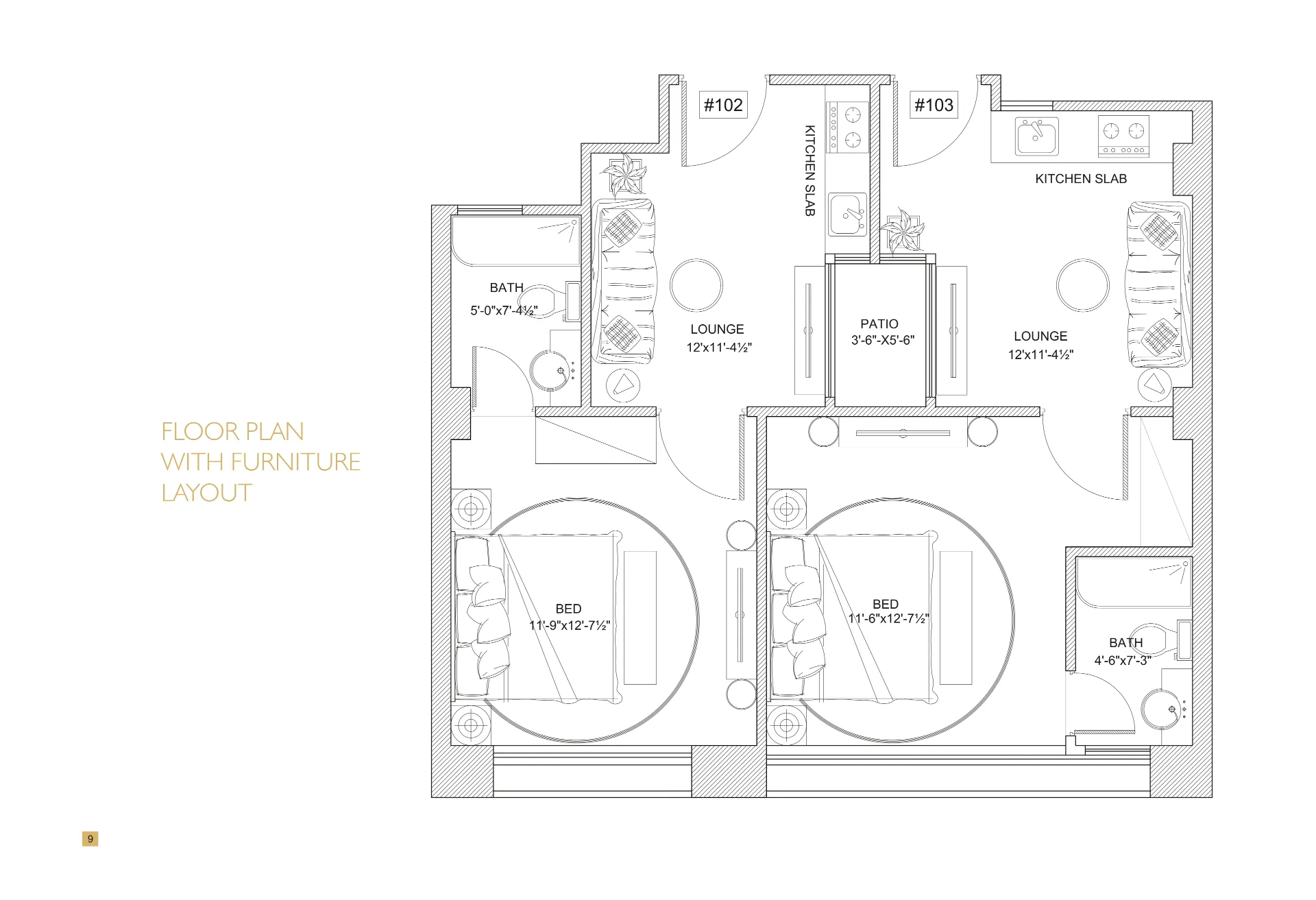 Floor Plan Meriton Apartment